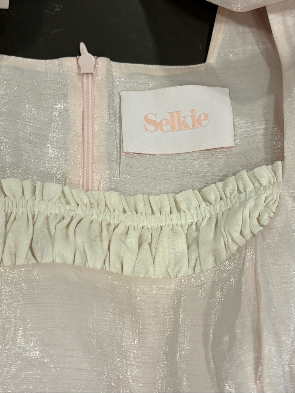 Selkie DaVinci Ruffled Puff Dress - Picture 3 of 7